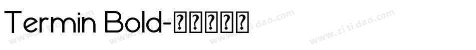 Termin Bold字体转换